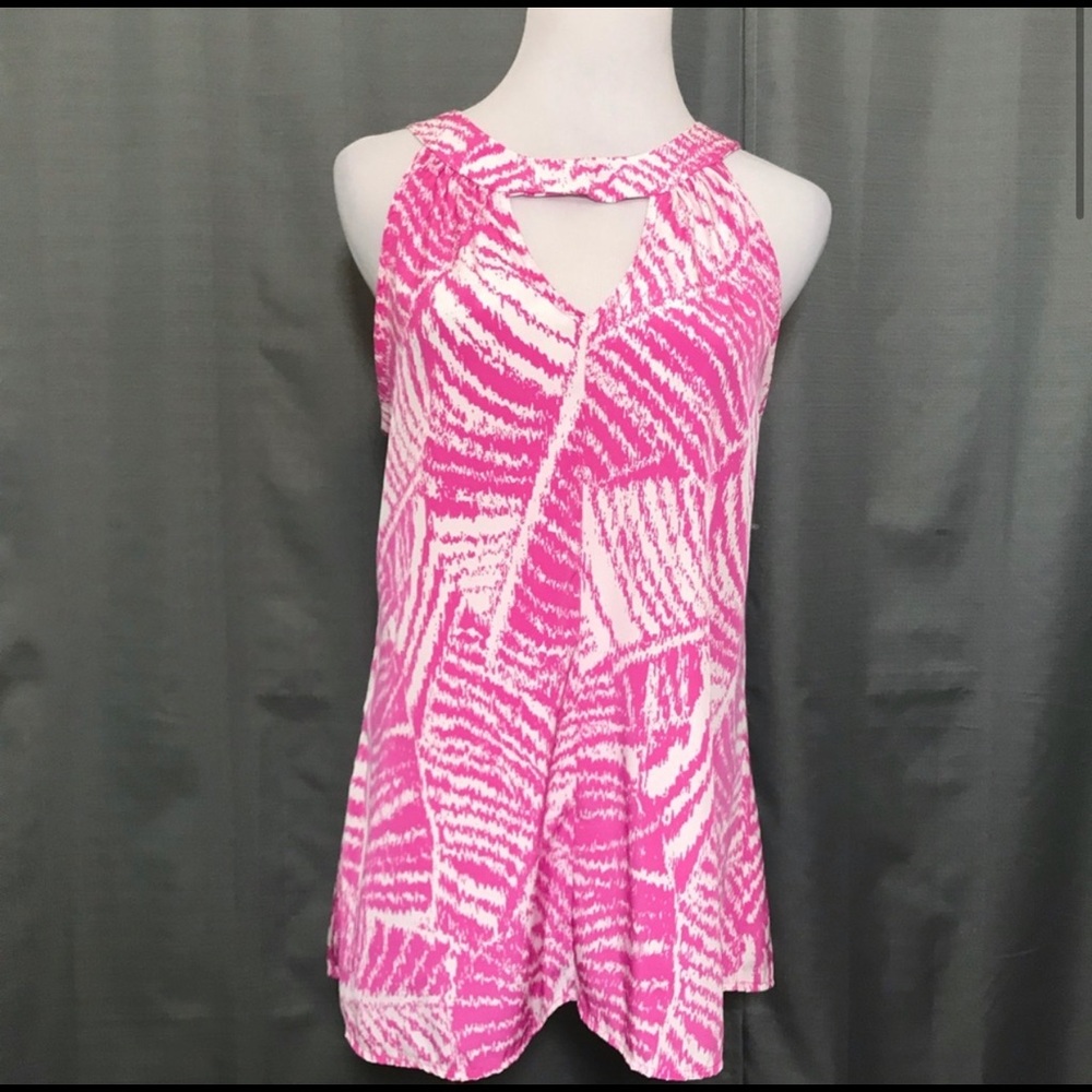 Peekaboo halter blouse